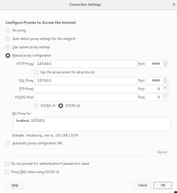 Firefox57 Connection Settings Firefox57
Connection Settings